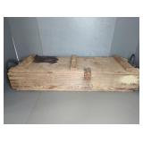 WOOD AMMUNITION CRATE (EMPTY)