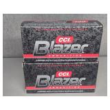 2 BOXES CCI BLAZER 357 MAG., 158GR. JHP