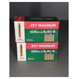 2 BOXES SELLIER & BELLOT 357 MAG., 158 GR. FMJ