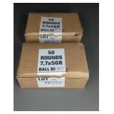 2 BOXES 303 BRITISH (7.7 X 56R BALL R1M3Z)