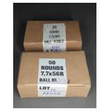 2 BOXES 303 BRITISH (7.7 X 56R BALL R1M3Z)