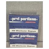 2 BOXES PRVI PARTIZAN 300 WIN. MAG., SP 180 GR.