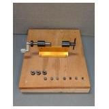 CASE TRIMMER ON HOMEMADE STAND