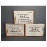3 BOXES 30-06 CAL. (30 CAL BALL M2)