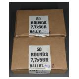 2 BOXES 303 BRITISH (7.7 X 56R BALL R1)