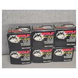 6 BOXES WOLF 7.62 X 39MM, 145GR., SOFT POINT