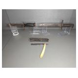 (2) BAYONETS & STRAIGHT RAZOR