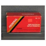 APPROX. 900 FEDERAL NO. 215 MAGNUM RIFLE PRIMERS