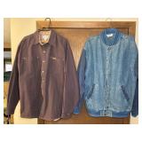 CARHARTT LINED SNAP-BUTTON SHIRT, LEE SPORT DENIM