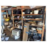 CONTENTS OF THE NORTH WALL OF BACK SHED