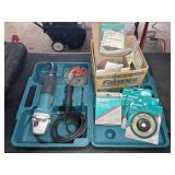 MAKITA 4"  ANGLE GRINDER W/ SUPPLIES