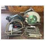 (4) POWER TOOLS  - PLANER & SAWS