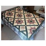 STAR PATTERN QUILT COVER, ~5