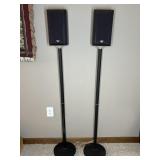 (2) CERWIN-VEGA! VE-5M SPEAKERS, ON TOWERS