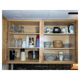 CONTENTS OF KITCHEN CABINETS