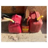 (3) FUEL CANS