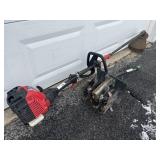 TROY BILT 4 CYCLE TRIMMER W/ ROTOTILLER