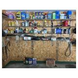 CONTENTS OF THE WEST SIDE ON THE GARAGE