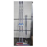 TRAK NO WAX SKIIS AND POLES