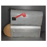 (2) METAL MAIL BOXES