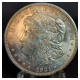 1921 -D MORGAN SILVER DOLLAR