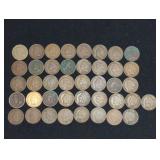 (41) INDIAN HEAD PENNIES