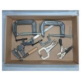 (7) C-CLAMPS, GRIPS, BAR CLAMP