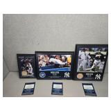 (3) DEREK JETER PLAQUES
