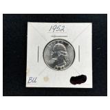 1952 SILVER WASHINGTON QUARTERS