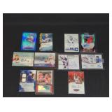 (11) AUTOGRAPH SPORTS CARDS