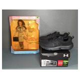 UNDER ARMOR LADIES 6.5 SNEAKERS & BARBIE