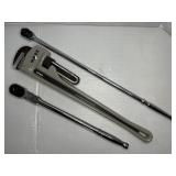 3 LARGE WRENCHES