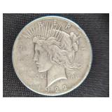 1922 PEACE SILVER DOLLAR