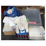 KITCHEN/ BATH TOWELS, BLANKETS AND PILLOW