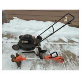 MURRAY PUSH MOWER, B&D TRIMMER, REMINGTON CHAINSAW