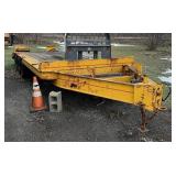 1983 GENERAL ENGINES 16,000 LB FLAT BED TRAILER