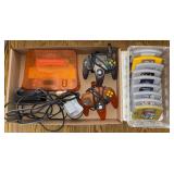 NINTENDO 64 W/ CONTROLLERS & GAMES, ORANGE COLOR
