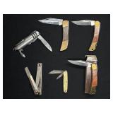 (5) POCKET KNIVES & NAIL CLIPPERS