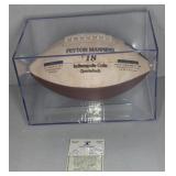 PEYTON MANNING AUTOGRAPH FOOTBALL, W/ COA
