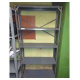 (2) 5-TIER METAL SHELVING RACKS