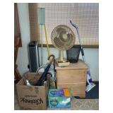 SWIFFER CLEANER & CLOTHS, FANS, CLEANING SUPPLIES