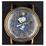 PEANUTS SNOOPY TIMEX WATCH, NO BANDS, WORKING