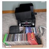 RCA 3 CD STEREO W/ SPEAKERS, GROUP OF CD