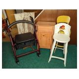 SINGLE-DRAWER STAND, STOOLS, WALKER, TOWEL RACK