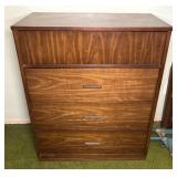 MCM BASSETT HIGHBOY 4-DRAWER CHEST OF DRAWERS