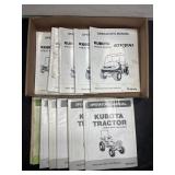 (11) KUBOTA TRACTOR & RTV OPERATOR'S MANUALS
