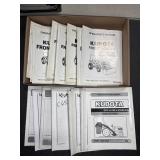 (19) KUBOTA IMPLEMENT & ATTACHMENT MANUALS