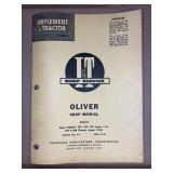 I&T OLIVER SHOP MANUAL O-13