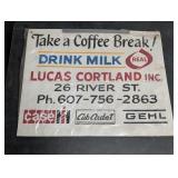 LUCAS CORTLAND DEALERSHIP SIGN, 28'X22'