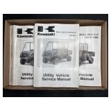 (3) KAWASAKI MULE 4010 SERVICE MANUALS